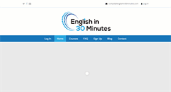 Desktop Screenshot of englishin30minutes.com